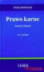 Prawo karne - oprawa twarda - Marek Andrzej