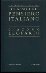 I classici del pensiero italiano - Giacomo Leopardi 1 - Giacomo Leopardi, Sergio Solmi