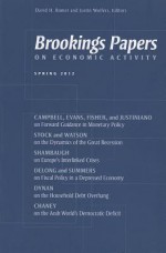 Brookings Papers on Economic Activity: Spring 2012 - David H. Romer, Justin Wolfers