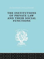 Inst of Private Law Ils 208 - Karl Renner, Otto Kahn-Freund, A Schwarzschild