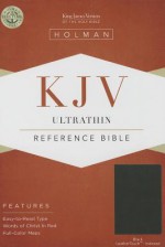 KJV Ultrathin Reference Bible, Black LeatherTouch Indexed - B&H Editorial Staff