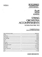 String Orchestra Accompaniments to Solos from Volumes 1 & 2: Viola - Paul Schwartz, Diana Kendall, John Kendall