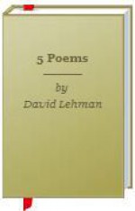 5 Poems - David Lehman