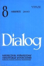 Dialog, nr 8 / sierpień 2000 - Luis Buñuel, Rafał Węgrzyniak, Violetta Sajkiewicz, Redakcja miesięcznika Dialog, Marek Koterski, José Sanchís Sinisterra, Urszula Aszyk-Bangs