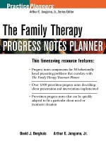 The Family Therapy Progress Notes Planner - David J. Berghuis, Arthur E. Jongsma Jr.