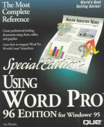 Using Word Pro 96 for Windows 95 - Susan Plumley, Elaine Marmel