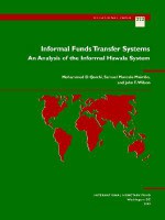 Informal Funds Transfer Systems: An Analysis of the Informal Hawala System - Mohmmed Qorchi, Samuel Munzele Maimbo, John F. Wilson