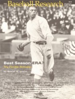 The Baseball Research Journal (BRJ), Volume 25 - Society for American Baseball Research (SABR)