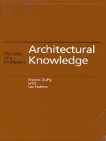 Architectural Knowledge: The Idea of a Profession - Francis Duffy, Les Hutton