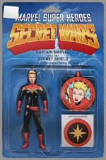 Captain Marvel and the Carol Corps #1 Action Figure Variant - John Tyler Christopher, Kelly Sue DeConnick, Keith Thompson, David López