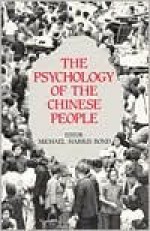 The Psychology of the Chinese People - Michael Harris Bond