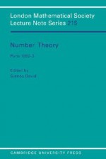 Number Theory: Paris 1992 3 - Sinnou David, J.W.S. Cassels, N.J. Hitchin