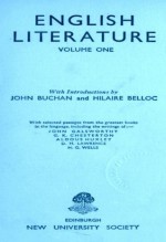 English Literature V1 - Hilaire Belloc, John Buchan