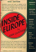 Inside Europe (War Edition) - John Gunther