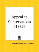 Appeal to Conservatives - Auguste Comte