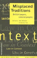 Misplaced Traditions: British Lawyers, Colonial Peoples - Rob Mcqueen