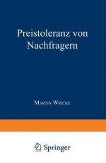 Preistoleranz Von Nachfragern - Martin Wricke