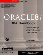 Oracle8i Dba Handbook - Kevin Loney, Marlene Theriault