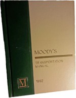 Moody's Transportation Manual 1992 - Earl Stephens, Earl Stephens, Jerry Chan, Yiu Wai Chan, Gordon Duncan, Beverly Edwards, Zoila Galan, Jesse Skolkin, Melissa Lew, Alex Vojvodich