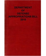 DEPARTMENT OF DEFENSE APPROPRIATIONS BILL, 2010 - Hor