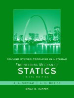 Solving Statics Problems in MathCAD by Brian Harper T/A Engineering Mechanics Statics 6th Edition by Meriam and Kraige - J.L. Meriam, L.G. Kraige