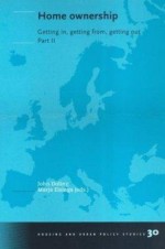 Home Ownership: Getting In, Getting From, Getting Out. Part Ii, Volume 30 Housing And Urban Policy Studies (Pt. 2) - J. Doling and M. Elsinga, Editors