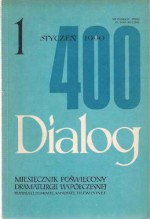 Dialog, nr 1 / styczeń 1990 - Ted Hughes, Janusz Głowacki, Zygmunt Hübner, Redakcja miesięcznika Dialog