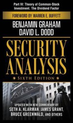 Security Analysis, Part IV - Theory of Common-Stock Investment. The Dividend Factor - Benjamin Graham, David L. Dodd