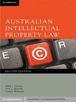 Australian Intellectual Property Law - Mark Davison