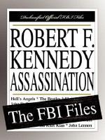 Robert F. Kennedy Assassination: The FBI Files - Federal Bureau of Investigation, Robert F. Kennedy