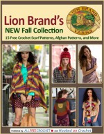 Lion Brand's New Fall Collection: 15 Free Crochet Scarf Patterns, Afghan Patterns, and More - AllFreeKnitting