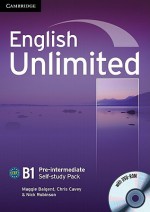 English Unlimited Pre Intermediate Self Study Pack (Workbook With Dvd Rom) - Maggie Baigent, Chris Cavey, Nick Robinson