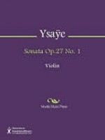 Sonata Op.27 No. 1 - Eugene Ysaye