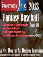 2013 Fantasy Baseball Draft Guide by The Fantasy Fix - Alan Harrison, Brett Talley