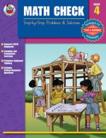 Math Check: Step-by-Step Problems & Solutions, Grade 4 - Melissa Warner Hale, Frank Schaffer Publications