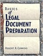 Basics of Legal Document Preparation - Robert R. Cummins