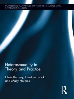 Heterosexuality in Theory and Practice (Routledge Advances in Feminist Studies and Intersectionality) - Chris Beasley, Heather Brook, Mary Holmes