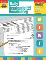 Daily Academic Vocabulary Grade 6+ [With Transparencies] - Marilyn Evans, Leslie Sorg, Jim Palmer