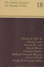 The Tanner Lectures on Human Values - Grethe B. Peterson, Edward W. Said