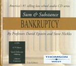 Epstein and Nickles' Sum and Substance Audio on Bankruptcy (CD) - David G. Epstein