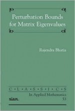 Perturbation Bounds For Matrix Eigenvalues - Rajendra Bhatia