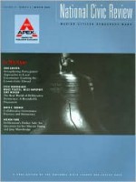 National Civic Review, No. 4, Winter 2004 - NCR Corporation