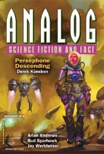 Analog Science Fiction and Fact, November 2014 - Trevor Quachri, Robert R. Chase, Derek Kunsken, Ian Creasey, Jay Werkheiser, Bud Sparhawk, V.G. Campen, Auston Habershaw, Arlan Andrews Sr., Lola Haskins