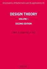 Design Theory: Volume 1 - Thomas Beth