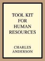 Tool Kit For Human Resources - Charles Anderson