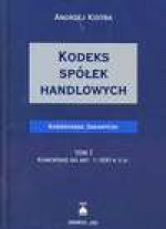 Kodeks spółek handlowych T 1/2 (Płyta CD) - Andrzej Kidyba