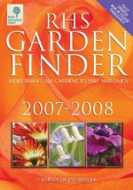 Rhs Garden Finder 2007 2008 (Rhs Garden Finder (Royal Horticultural Society)) - Charles Quest-Ritson