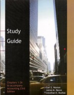 Study Guide, Chapters 1 26 To Accompany Accounting 23rd Edition - Carl S. Warren, James M. Reeve, Jonathan E. Duchac