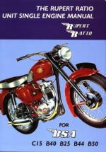 The Rupert Ratio Unit Single Engine Manual for BSA C15, B40, B25, B44, B50 - Rupert Ratio