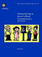 Closing the Gap in Access to Rural Communication: Chile 1995-2002 - Bjorn Wellenius